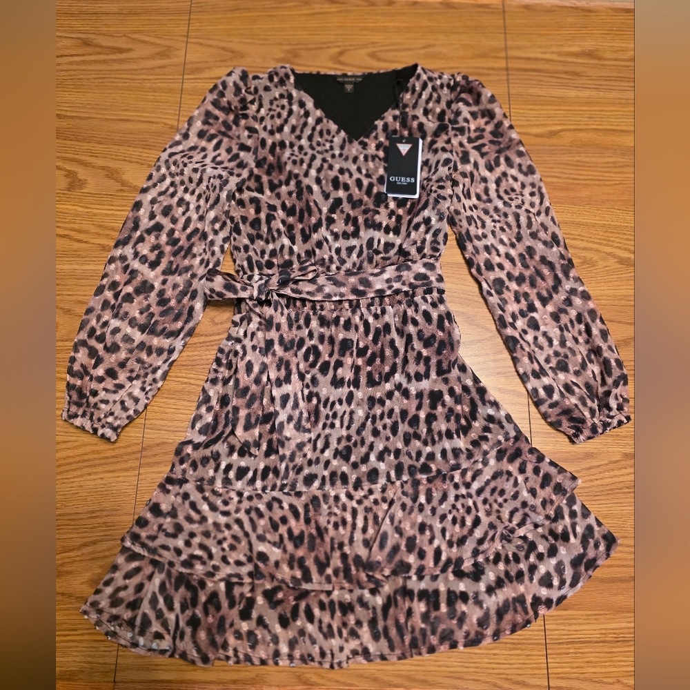 Guess Leopard Print Dress